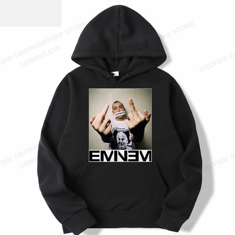 

Eminem Hoodie Men Fashion Coat Letter Print Hoodies Kids Hip Hop Hoodie Rapper Coat Women Sweats Boy Coats Mens Clothing Rock