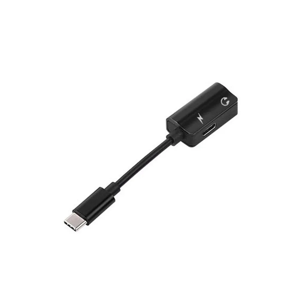 

USB-C Type-C to 3.5mm Jack AUX Headphone Audio Splitter Charging Adapter Cable Type-C To 3.5mm Jack Headphone Charging