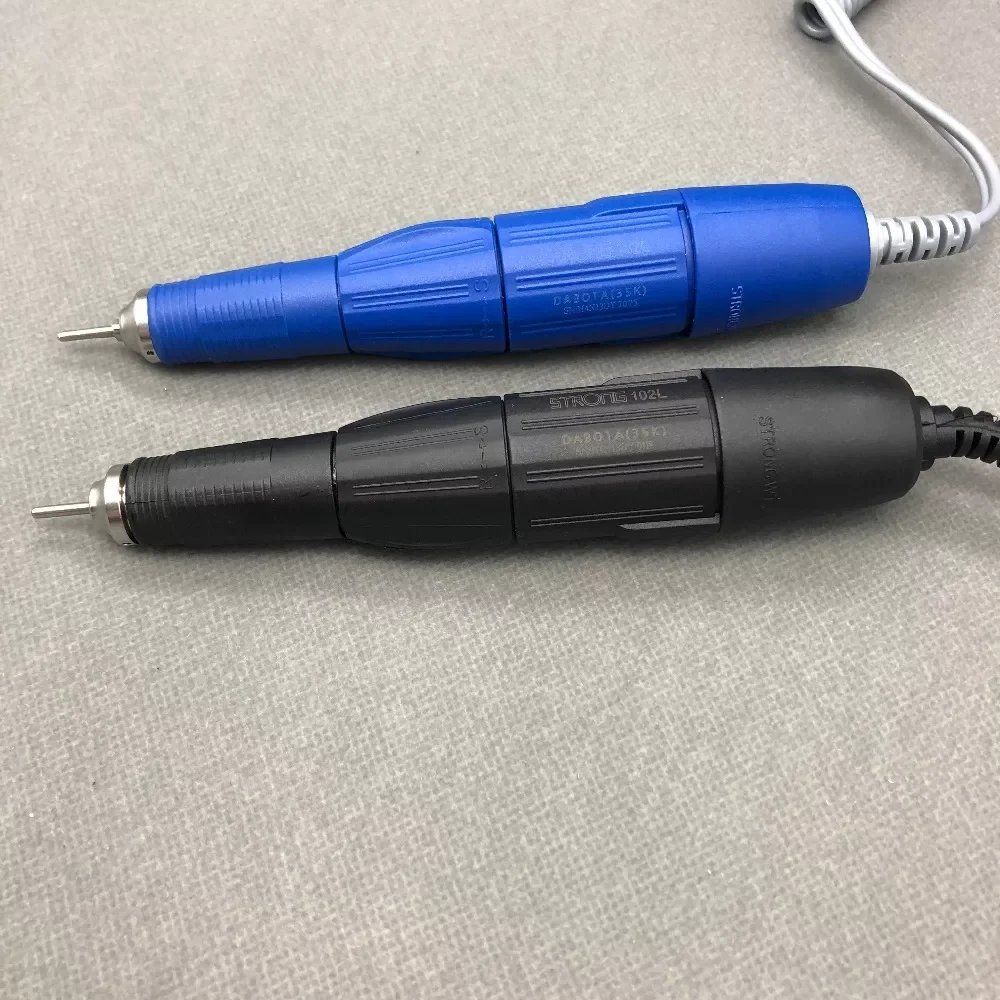 

2022NEW New Arrival Strong 210 102L blue handle Nail Drills Machine Manicure Pedicure Electric File Bits Nails Art Equipment