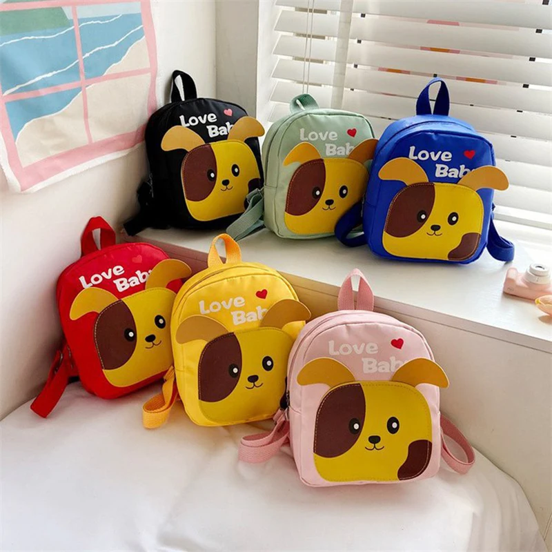 Baby Backpack Boys Girls Cute Cartoon Animal Puppy Bag Kids Outdoor Home Storage Bag Children Book Bag Kindergarten Schoolbag