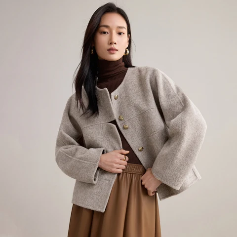 SENTUBILA Женские короткие пальто из шерсти  W54OF8764