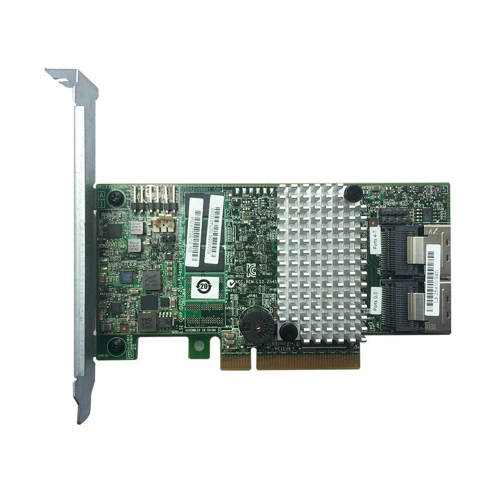 Оригинальная плата RAID Contreller для LSI 9267-8i 2208 PCI-E 2 0 8 портов 512M 6 Гбит/с SATA/SAS поддержка 1