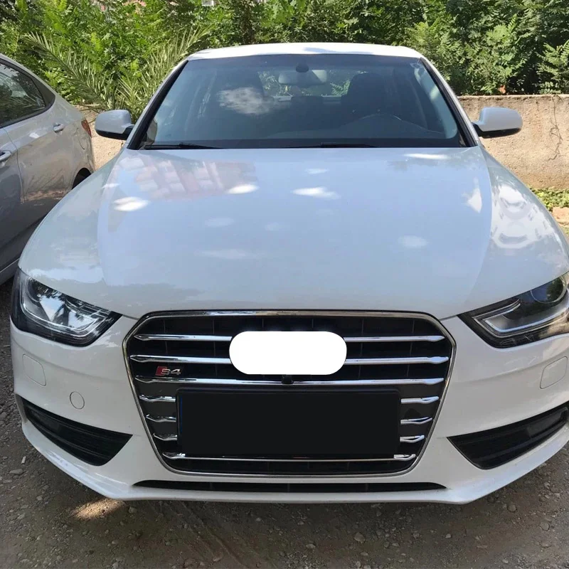 12 шт. накладки на решетку переднего бампера автомобиля для A4 B8 2013-2015 гг.