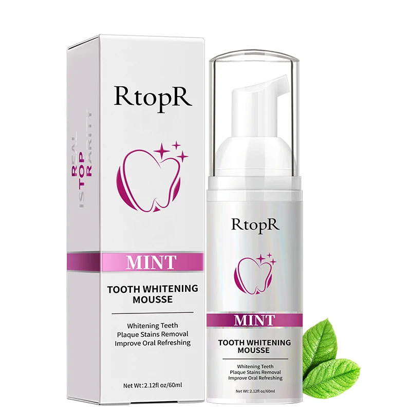 

5/10pcs RtopR Teeth Whitening Remove Smoke Coffee Fresh Breath Bad Breath Clean Teeth Stains Dazzle White Teeth 60ml