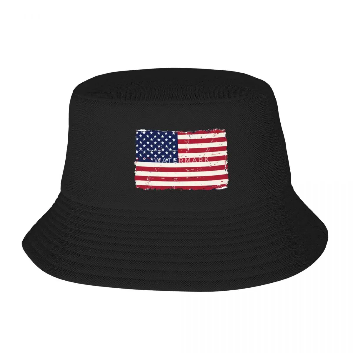 

Stars And Stripes - Flag Of USA Fisherman's Hat, Adult Cap Customizable Breathable Travel Nice Gift