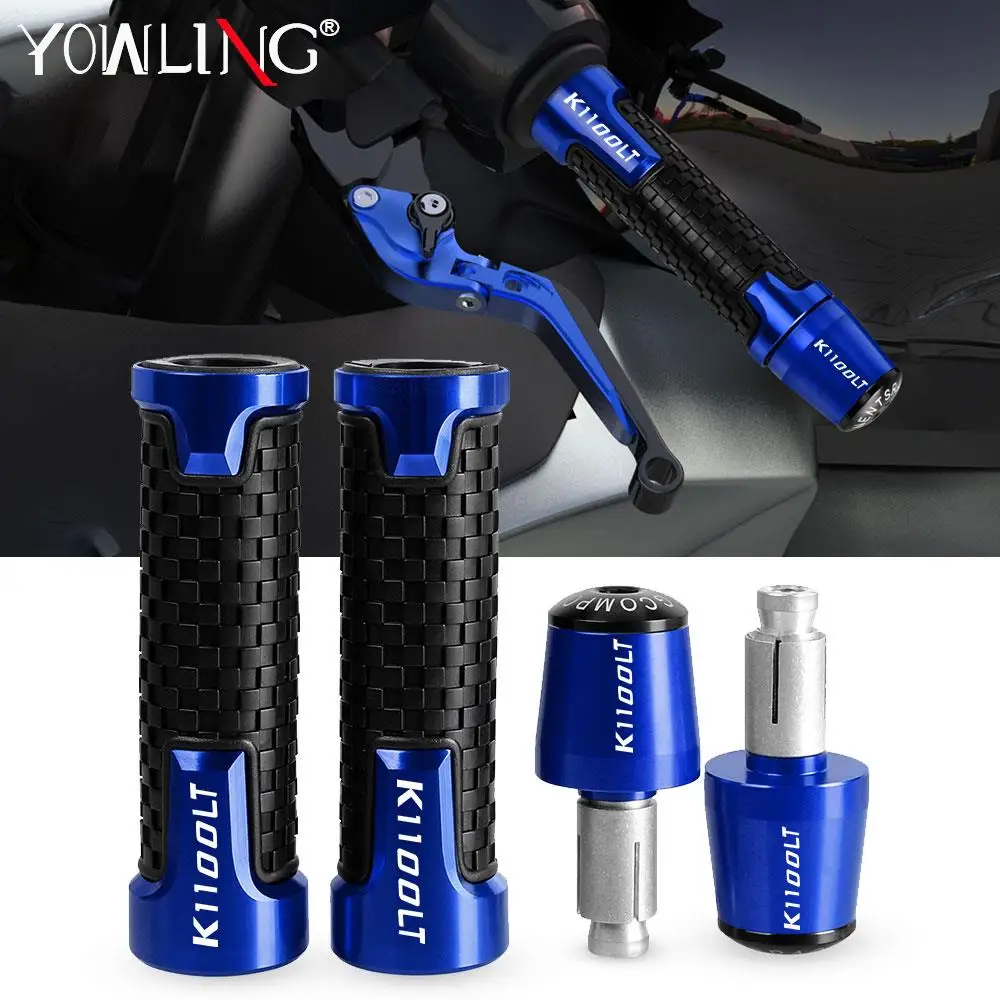 

CNC Handlebar Rubber Hand Grips Brake Hands FOR BMW K1100LT 1999 2000 2001 2002 2003 2004 2005 2006 2007 Handle bar Grip Ends