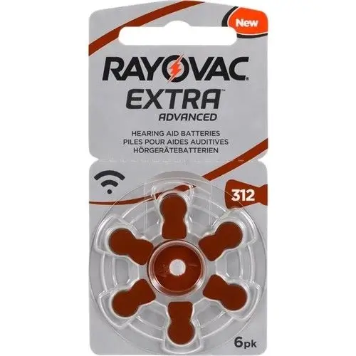 

VARTA RAYOVAC EXTRA HEADPHONE BATTERY NO:312