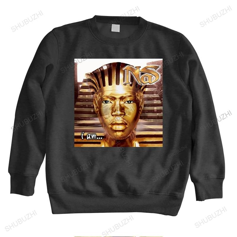 Новое поступление Мужская Обложка для альбома nas i am с длинным рукавом осенняя