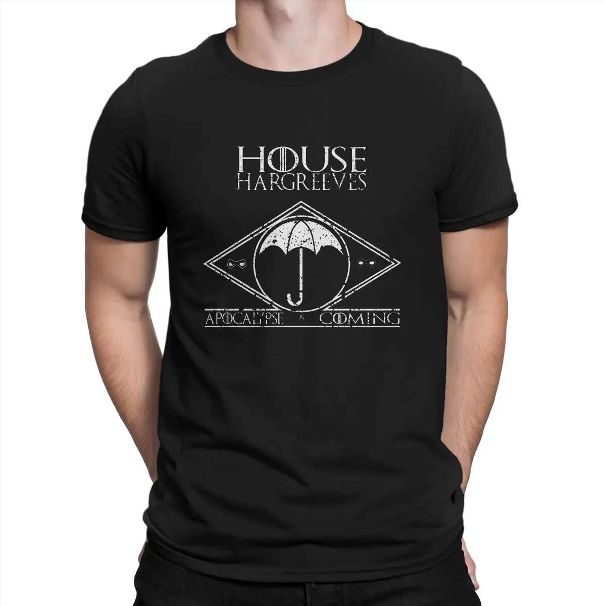 

APOCALYPSE IS COMING GOT GRUNGE STYLE T-Shirts for Men The Umbrella Academy Reginald Hargreeves Luther Pure Cotton Tee Shirt