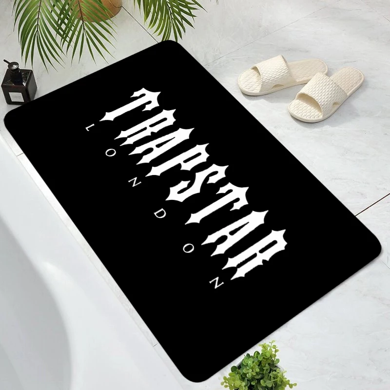 

Custom T-Trapstar London Entrance Carpet Bathroom Rug Carpets Living Room Mats Bath Mat Rugs Home Foot Kitchen Prayer Door Floor