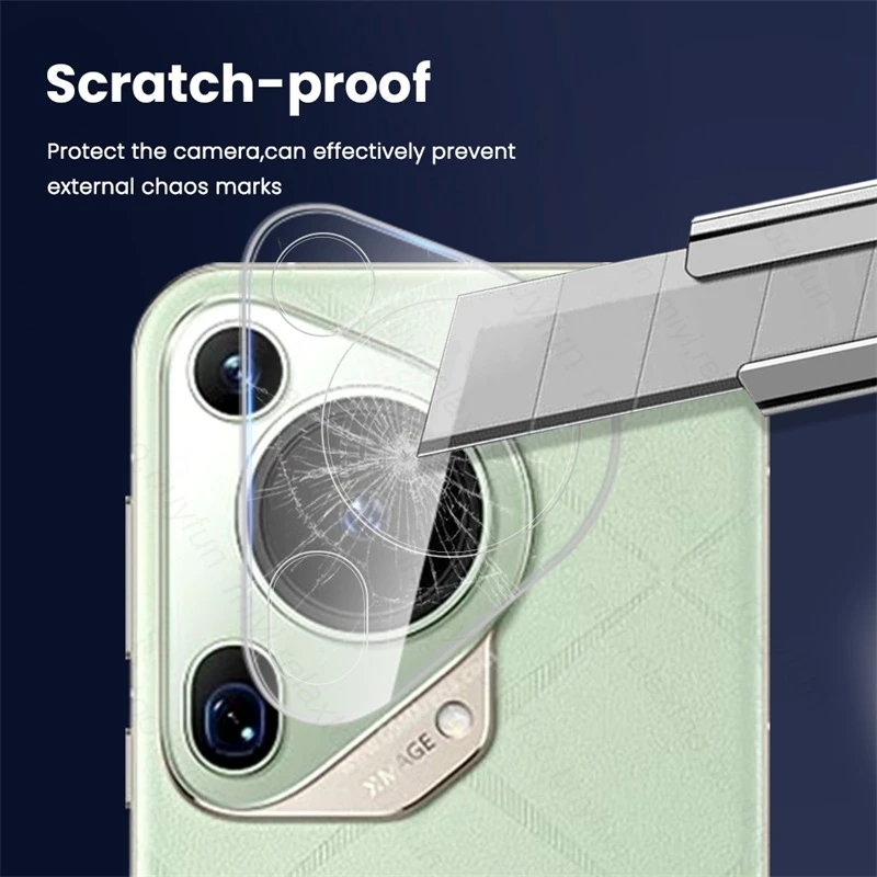 3D изогнутый защитный чехол для объектива камеры из закаленного стекла Huawei Pura 70