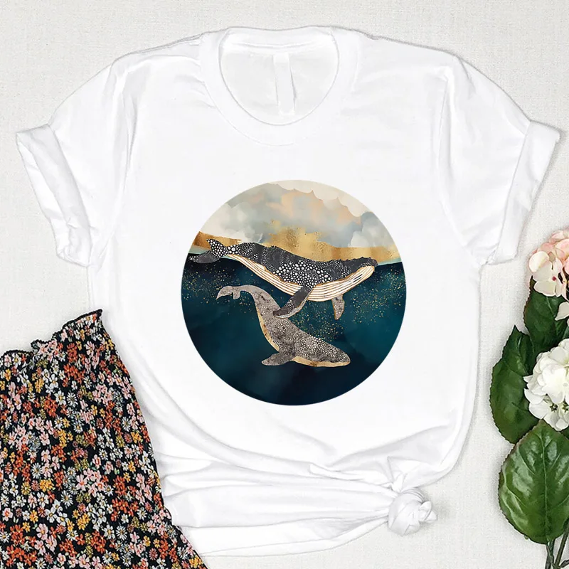 

Women Clothing Womens Tops T Shirt Stylish Clothes Loose Summer Top Female Casual Kawaii Round Neck Tshirts Ladies T-shirt Tee