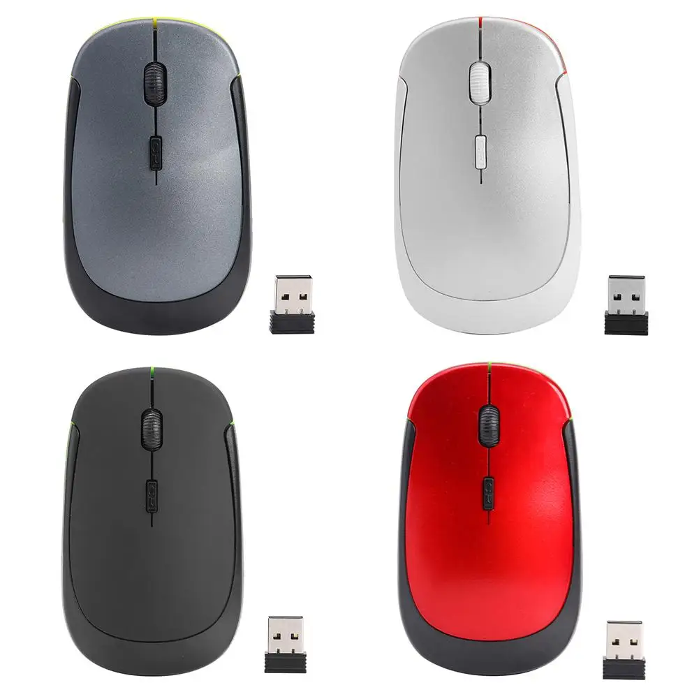 

Wireless Computer Mouse High-quality 1600DPI USB Optical 2.4G Receiver Slim Mouse Computer Peripherals for Laptop 105x60x20mm