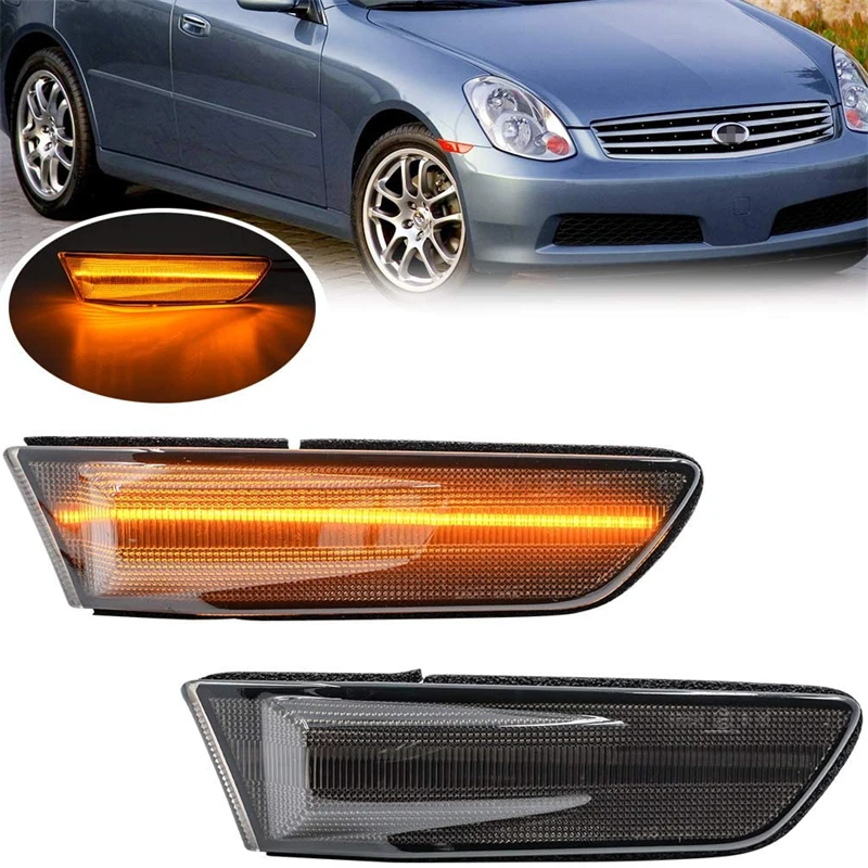 2 шт. светодиодные лампы для указателей поворота 2003-2007 Infiniti G35 Coupe | Автомобили и