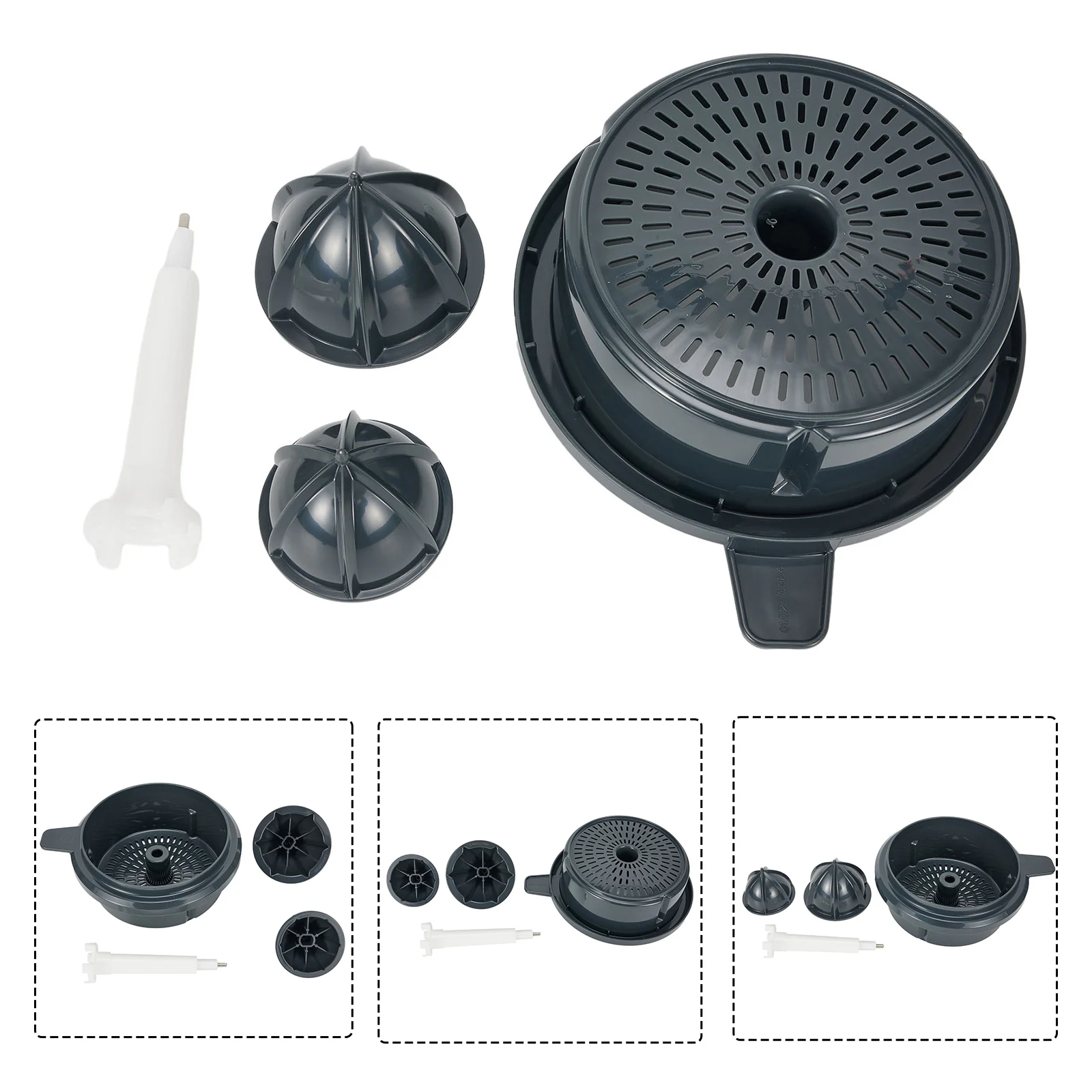 

Juicing Kit For Thermomix TM5/TM6 Fruit Vegetable Cutter Juicing Set Juicer Strainers Basket Replacement Parts Kitchen Accessory