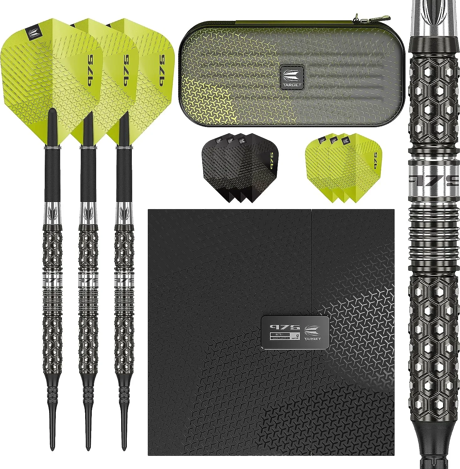 

11 97.5% Tungsten Soft Tip Darts Set