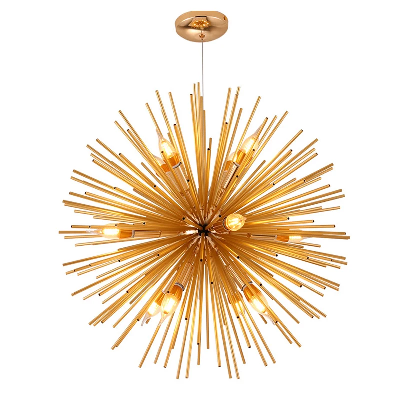 

Modern Ceiling Chandelier Gold Chandeliers Living Room Bedroom Kitchen Loft Pendant Lamps Indoor Ligts Lusture Fixture Free Gift