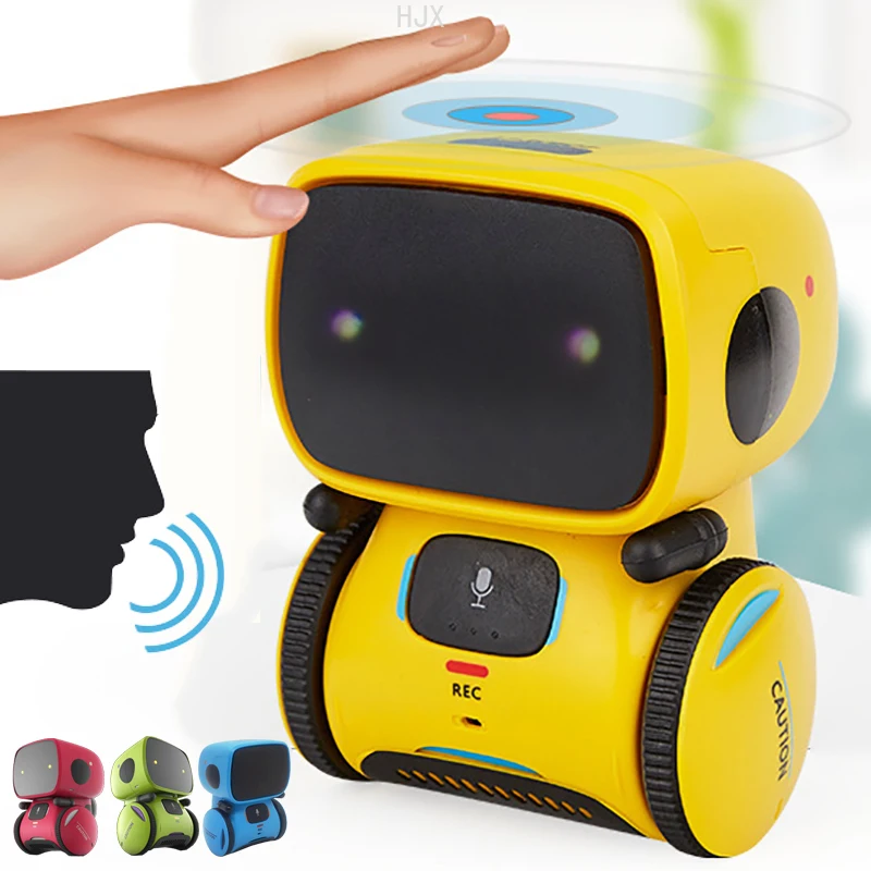 

Voice Remote Control Robots for Kids Boys 2 To 4 Years Old Girls Children Gift Rc Electric Toy Touch Sensing Dancing Light Music