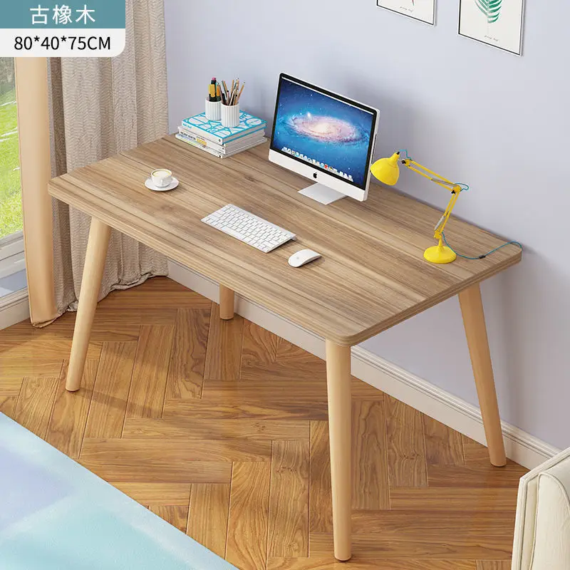 

Dormitory Computer Desk 2021 New Computer Desk Computer Desktop Table Simple Desk with Chair Rental House Bedroom Study Table Wr