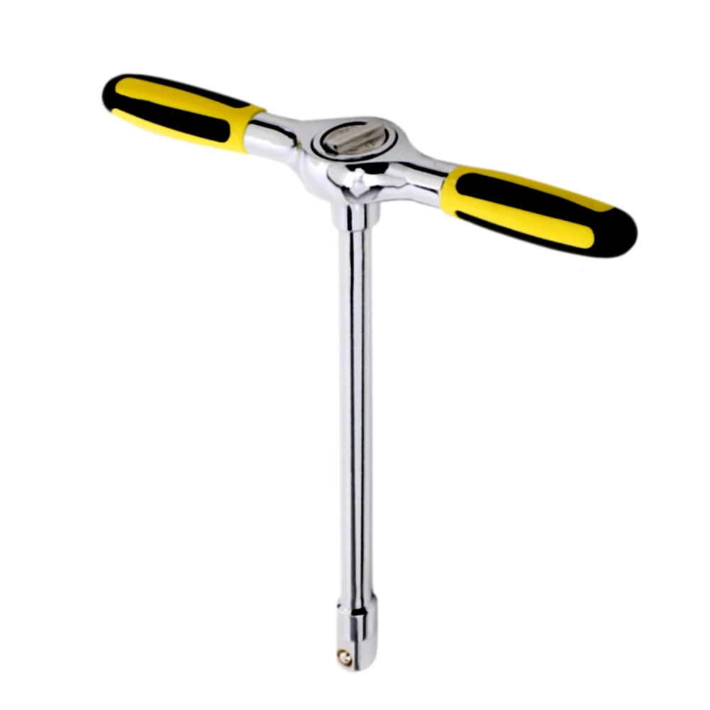 

1/2inch Two Way Labor Saving Accessories T Shape Detachable Portable Repair Tool Home Durable Socket Practical Ratchet Wrench
