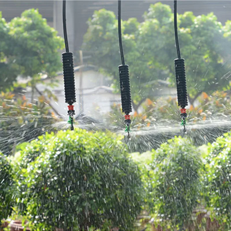 

10Pcs Upside Down Sprinkler Rotating Automatic Watering Garden Lawn Greenhouse Irrigation Agricultural Atomization Anti-drip