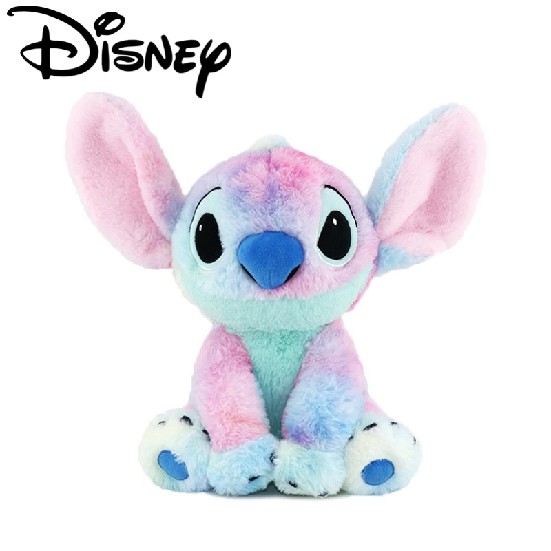 

Disney Anime Stitch Colorful Plush Doll Lilo & Stitch Cute Colorful Furry Ragdoll 35CM Companion Doll Holiday Gift Movie & TV