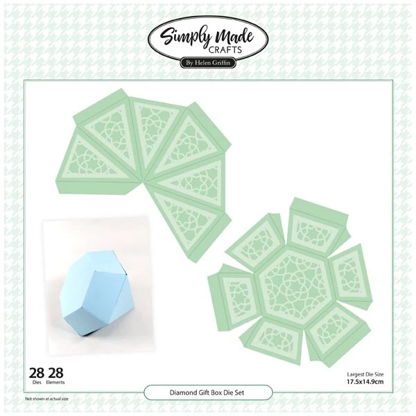 

Diamond Gift Box Metal Cutting Dies 2021 New Templates DIY Scrapbooking Paper Making Crafts Cuts
