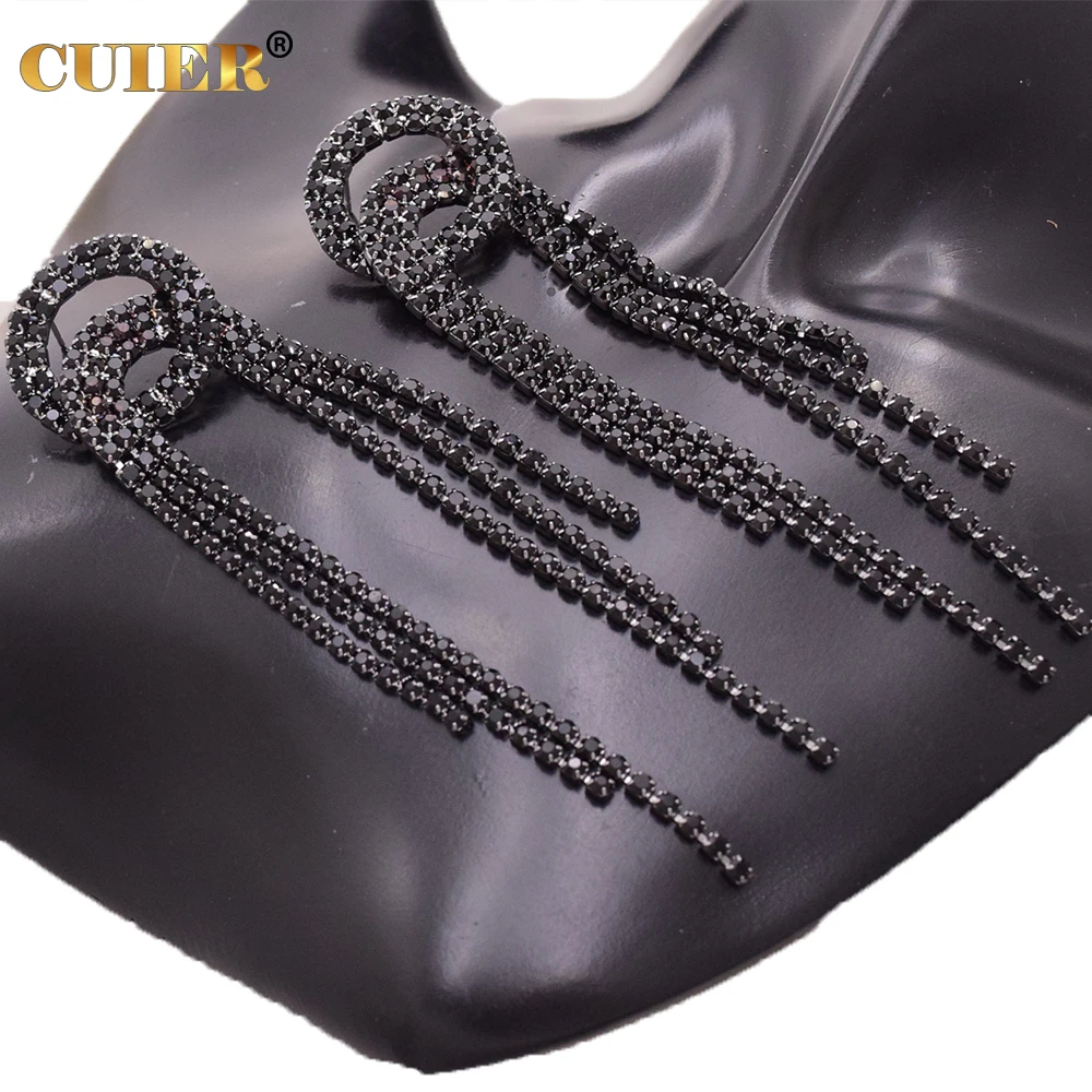 CUIER 10 3 см минималистичные и классические серьги-подвески с кисточкой для женщин