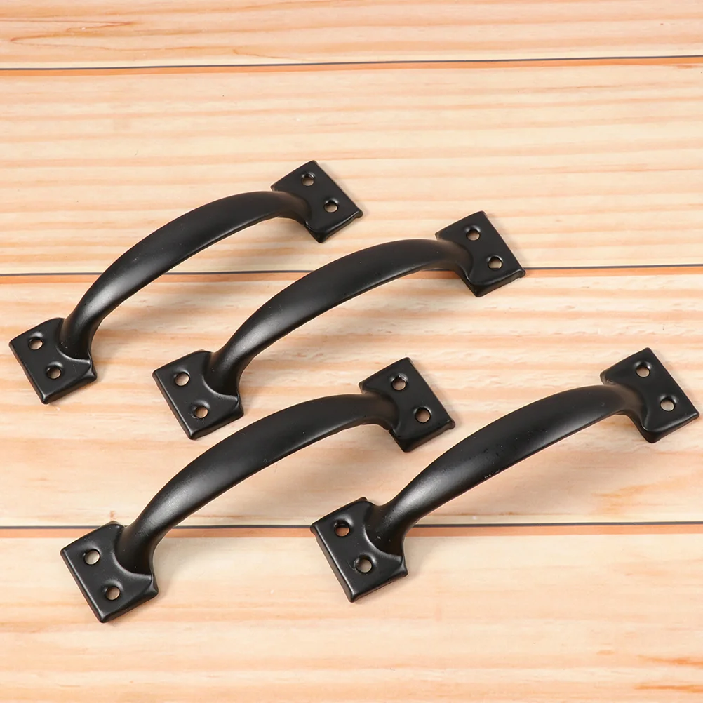 

12 Pcs Matte Black Knobs Cupboard Handle Vintage Cabinet Knobs Dresser Handle Black Pulls Cabinets DIY Cabinet Hardware Rural