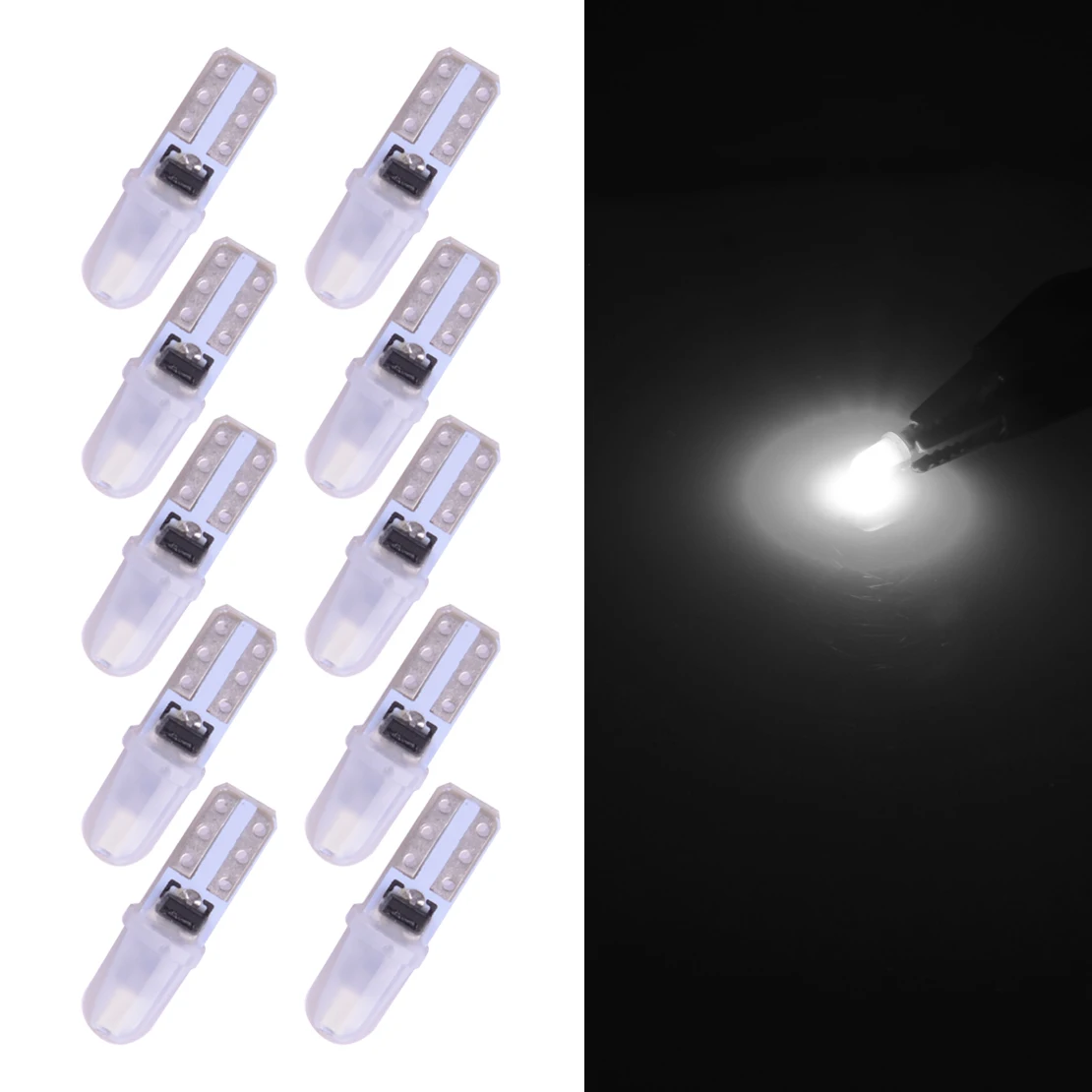 

10 шт./комплект, белые лампы для спидометра и приборной панели