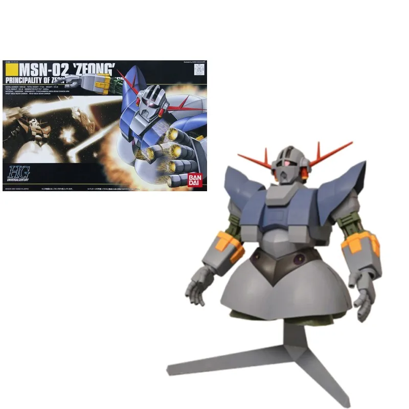 

Bandai Original Gundam Model Kit Anime HGUC 022 1/144 MSM-02 Zeong Action Figure Assembly Collectible Toys Gifts for Children
