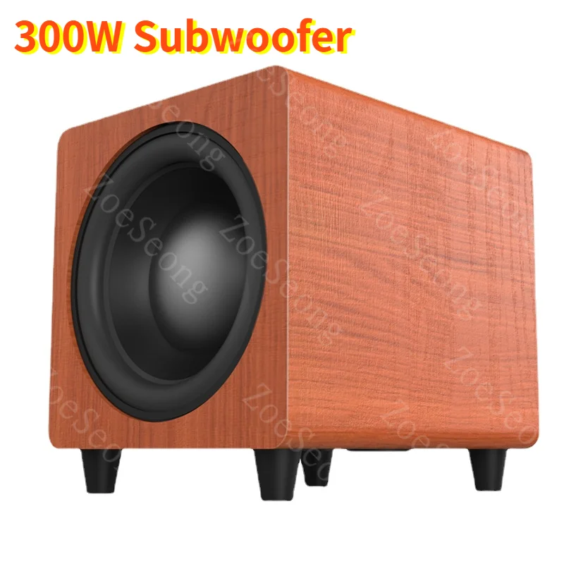 300W Subwoofer Soundbar for TV 2.1 Channel Home Theater System 10 Inch Wooden High Power Speakers 3D Stereo Boombox Sound Box PC images - 6