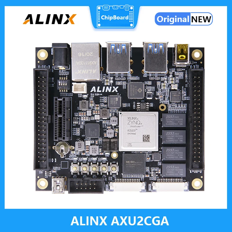 ALINX AXU2CGA: Xilinx Zynq UltraScale + MPSoC ZU2CG FPGA Board с индивидуальным вентилятором Vitis-AI DPU 1 ГБ DDR4 AI учебная плата