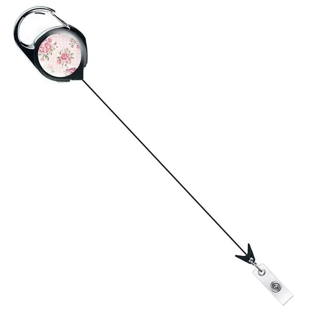 

4Pcs Cards Holders Retractable Gift Badge Holder Lanyard Clips School