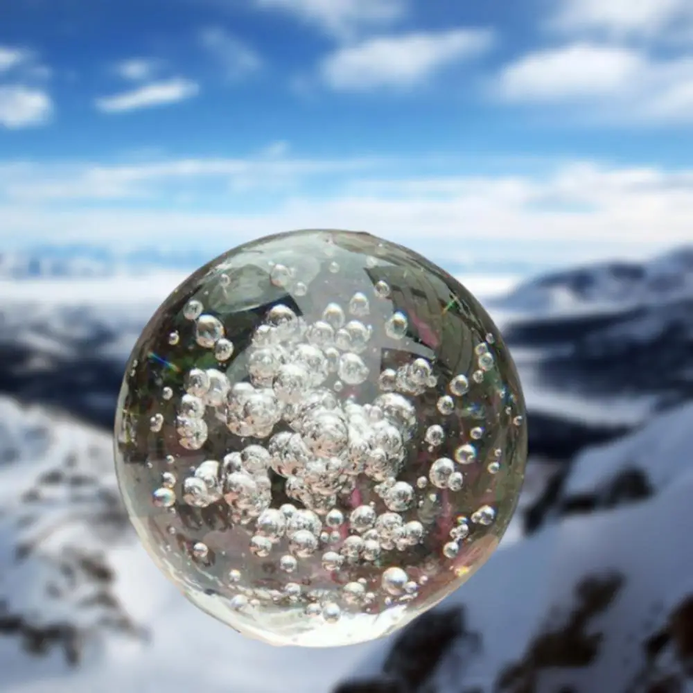 

Crystal Ball Transparent Bubbles Sphere Faux Crystal Glass Ball Home Office Ornament Decor Crystal Ball Decoration Crafts 2021