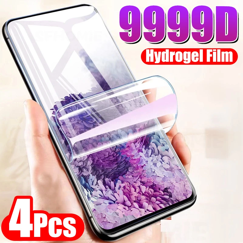 

4PCS Hydrogel Film For Samsung Galaxy A50 A51 A52 A70 A71 A72 Screen Protector For Samsung A10 A20 A30 A40 A50 A51 Not Glass