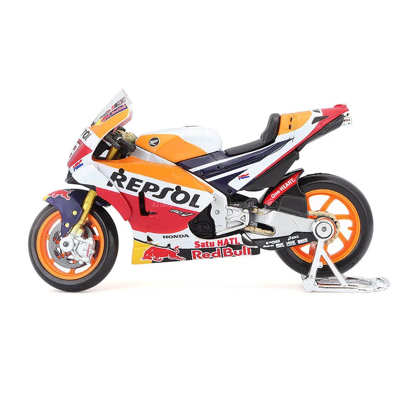 Гоночная литейная модель мотоцикла Maisto 1:18 Repsol Honda Team RC213V 2018 #93 Марк маркер Moto GP