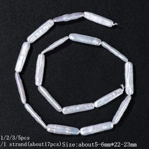 Длинные бусины из пресноводного жемчуга vinswet