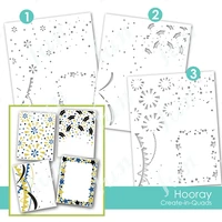 starry sky frame hooray holiday decorations layering drawing stencils for scrapbooking embossing mold diy paper card album work