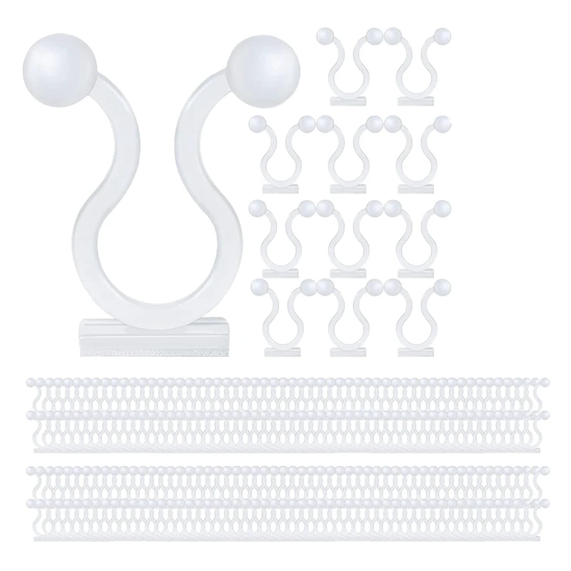 

150 Pcs Plant Climbing Wall Fixture Clips, Plant Fixer Self-Adhesive Hooks For Invisible Wall Vines Plant Fixation Plant