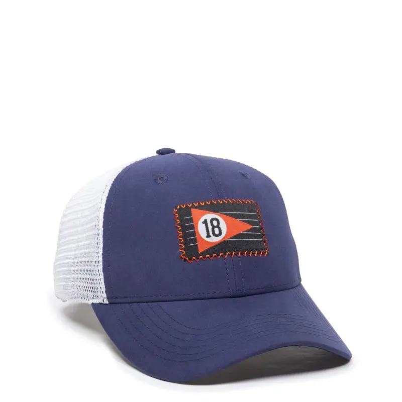 

Golf Flag Structured Style Hat, Navy, Adult