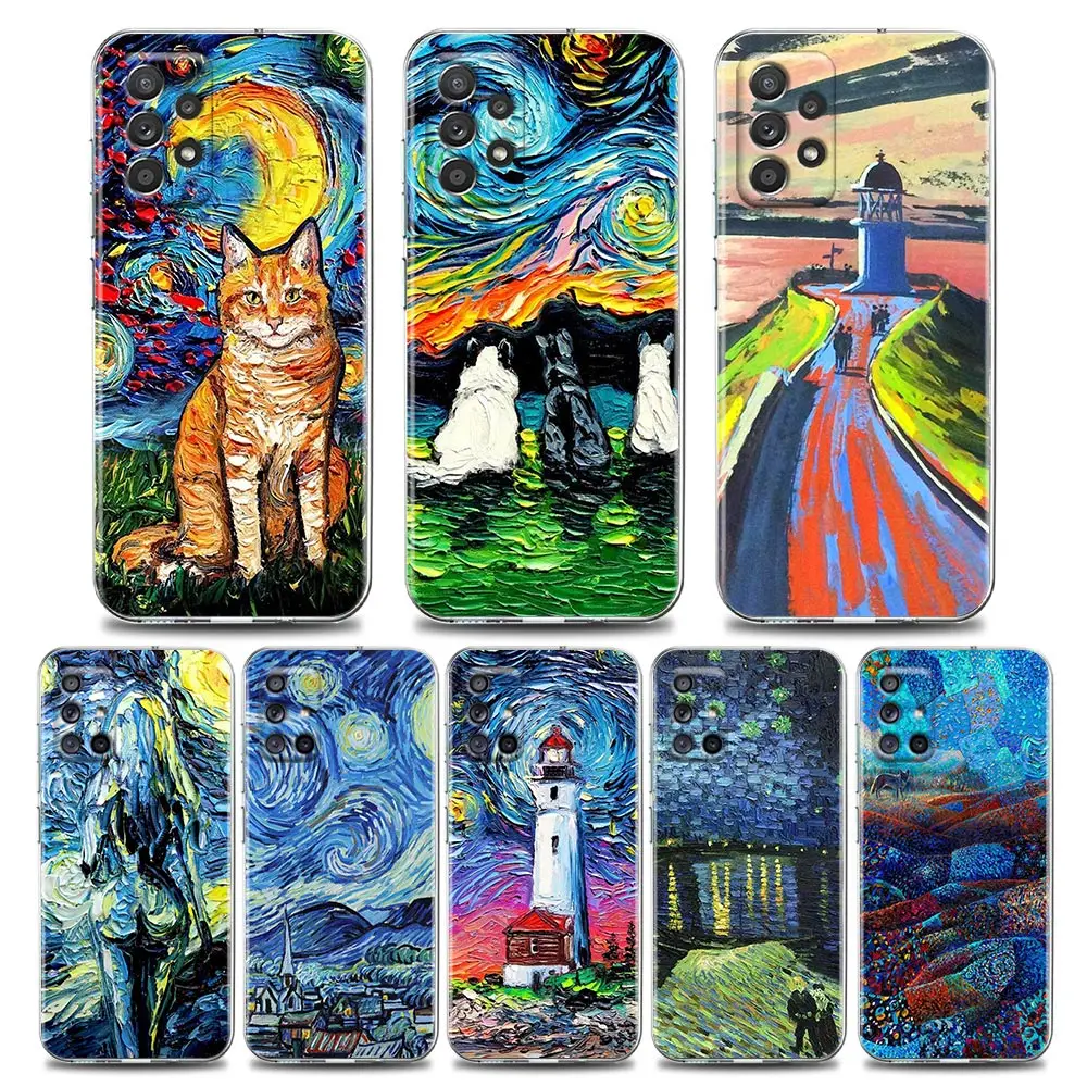 

3D Emboss Case For Cat Art Phone Case for Samsung A01 A11 A12 A13 A22 A23 A31 A32 A41 A51 A52 A53 A71 A72 A73 4G 5G TPU Case