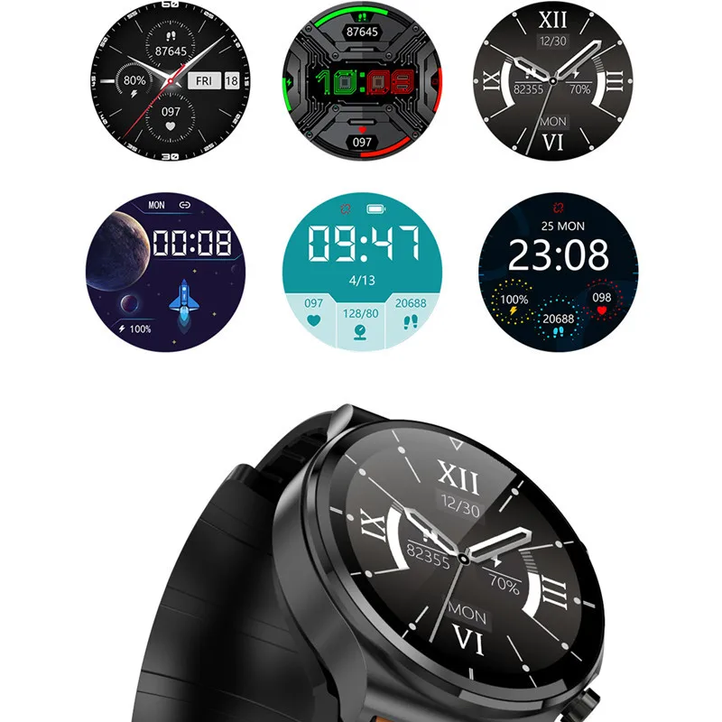 S2 Smart Watch Custom Dial Body Temperature Air Pump Bag Type True Blood Pressure Heart Rate Smartwatch For Men Women