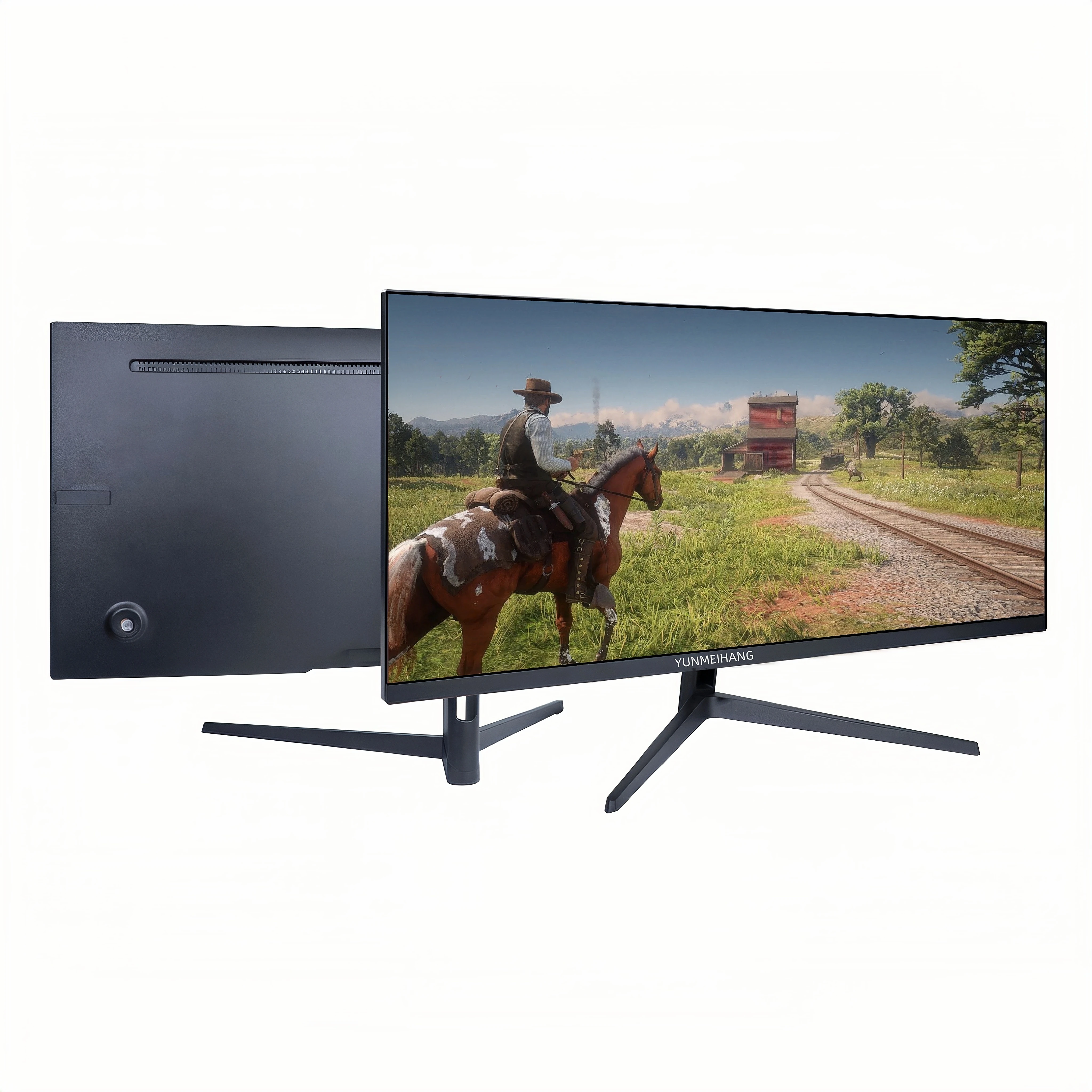 YUNMEIHANG 34&quot Монитор Игровой монитор с плоской панелью 165 Гц 4k без ободка черный