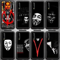 v for vendetta phone case for huawei p20 p30 p40 lite e pro mate 40 30 20 pro p smart 2020