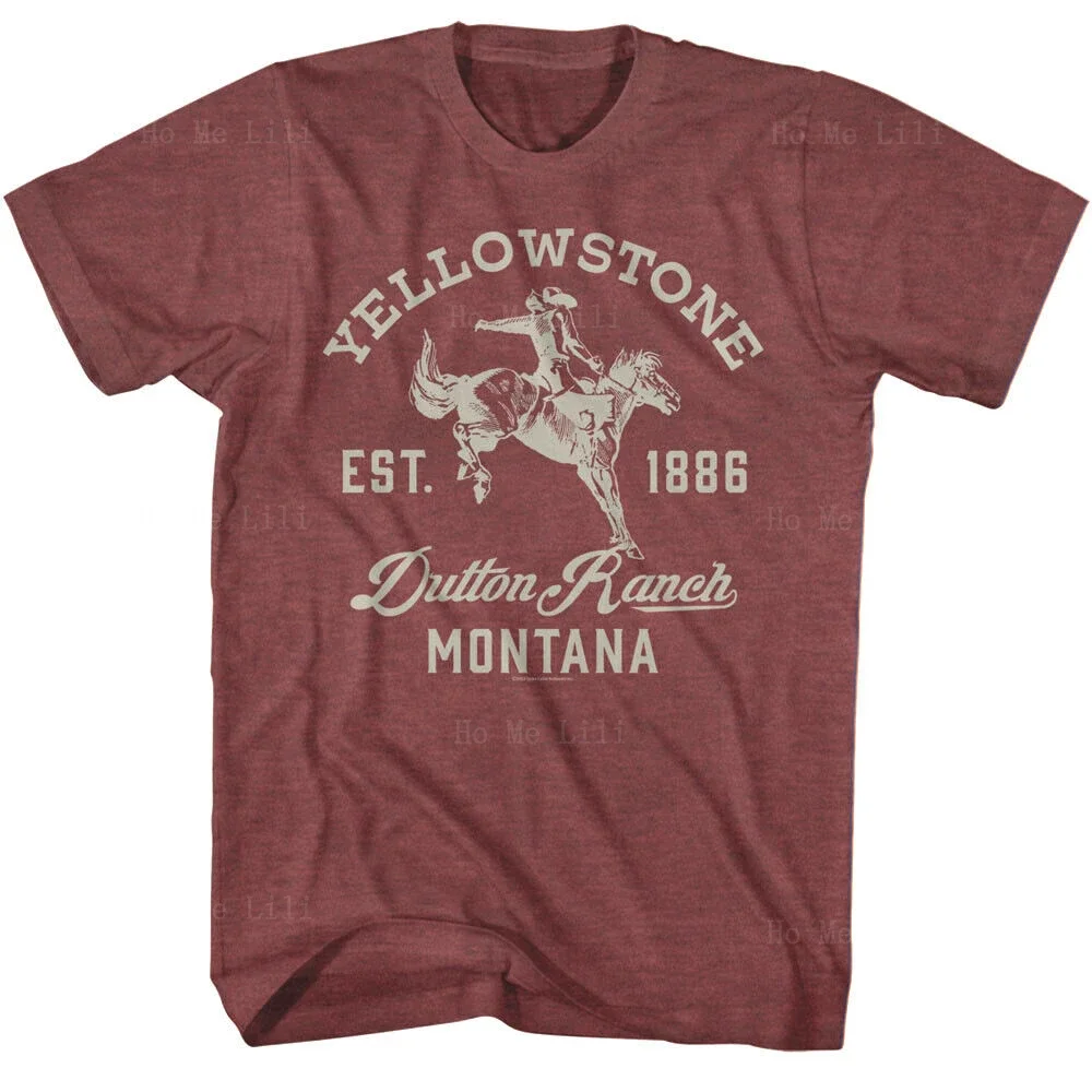 Yellowstone Dutton Ranch Cowboy Cotton T-shirts For Men