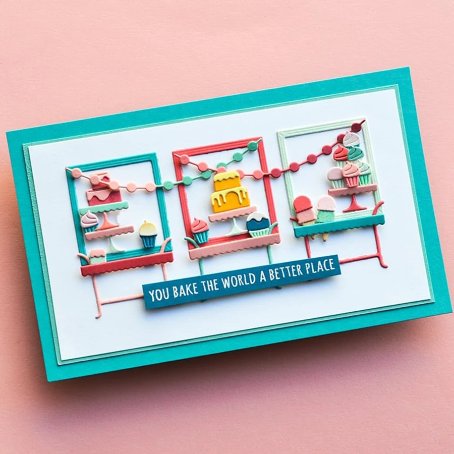 Новое поступление 2024 подставка для десертного торта кексы металлические штампы