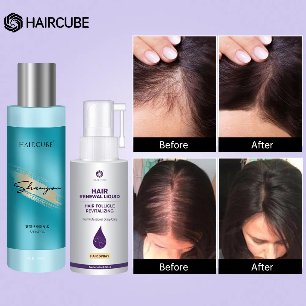 

HAIRCUBE Hair Growth Anti Hair Loss Shampoo Repairing Damaged Hair Nourishing Shampoo for All Hair Types Silky Smooth Thick Hair