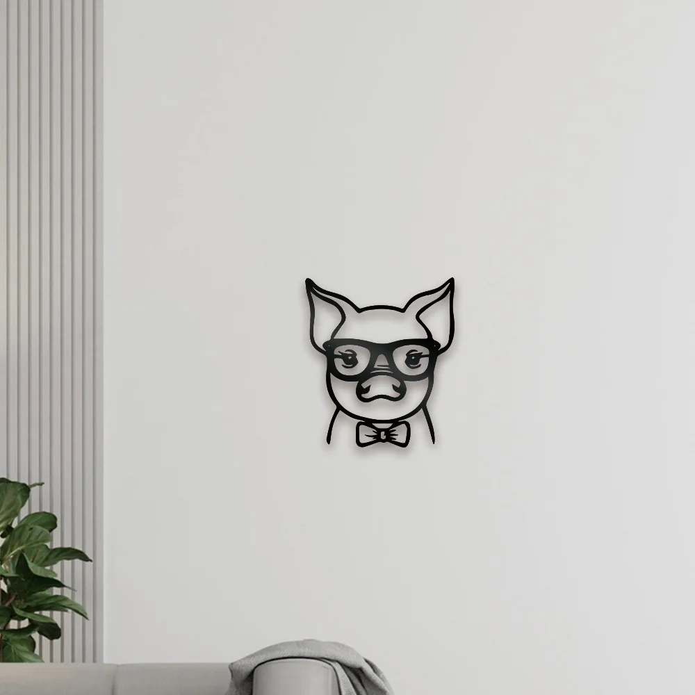 1 шт. Настенный декор Мистер Свинка