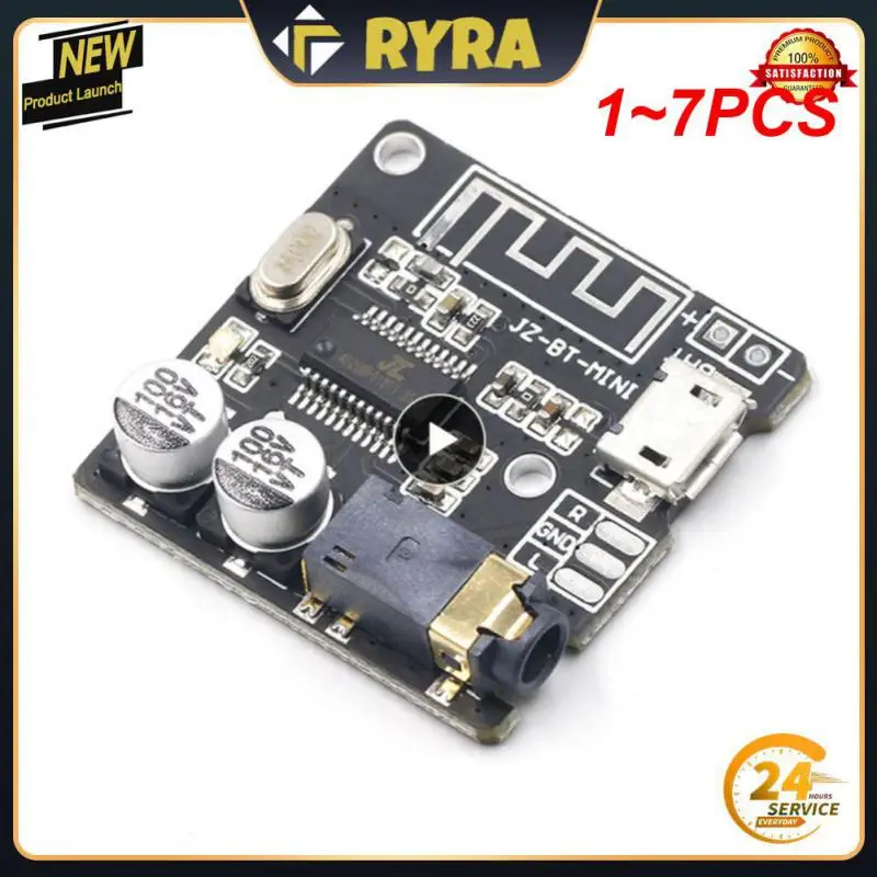 

1~7PCS Audio Receiver Board 5.0 MP3 Lossless Decoder Board Wireless Stereo Music Module 3.7-5V XY-BT-Mini